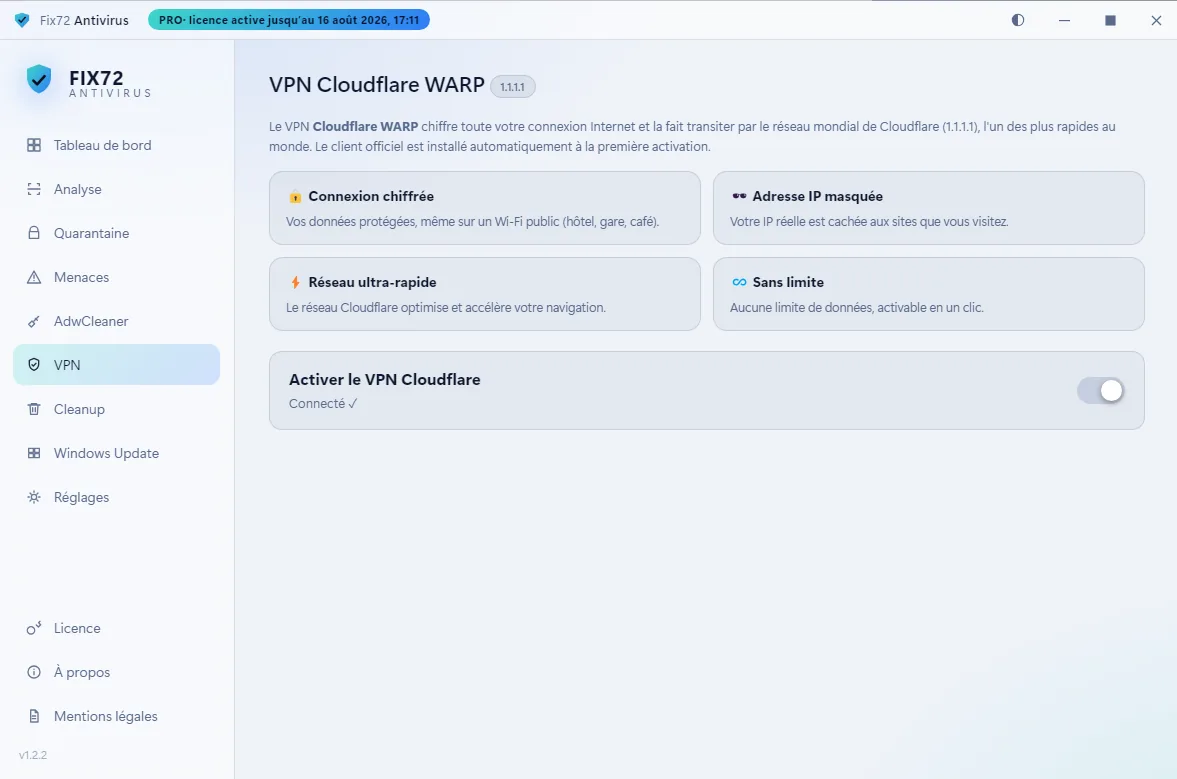 VPN Cloudflare WARP